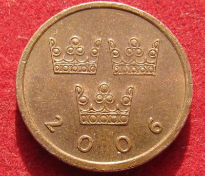 Лот: 18926497. Фото: 1. Швеция 50 эре, 2006 г. Остальные страны