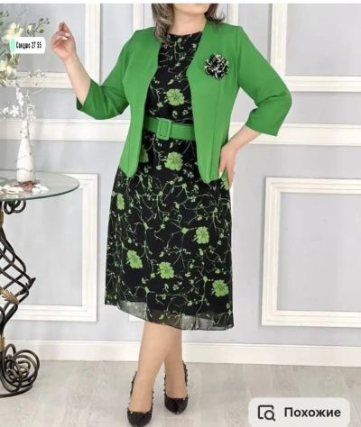 Лот: 25321003. Фото: 1. Костюм (пиджак и платье) новое... Костюмы