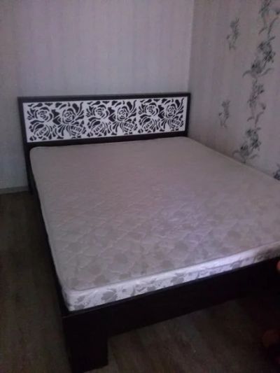 Лот: 4342039. Фото: 1. 2-х спальная кровать ( цвет ваенга... Кровати