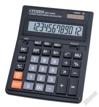 Лот: 5548913. Фото: 1. Калькулятор Citizen SDC-444S 12... Калькуляторы