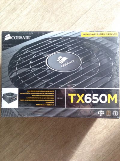 Лот: 5566865. Фото: 1. Блок питания 650W ATX Corsair... Корпуса, блоки питания