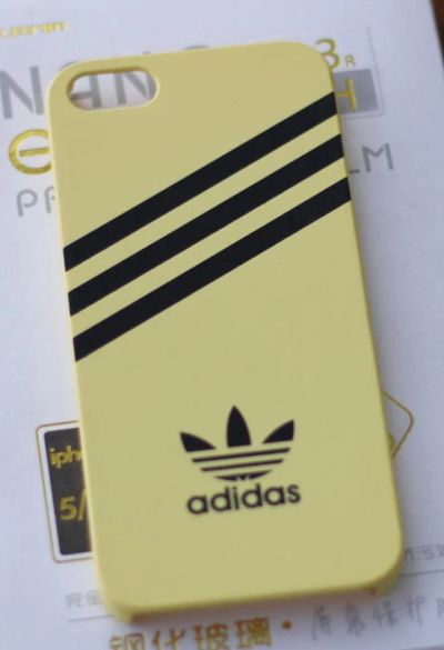 Лот: 5244580. Фото: 1. Чехол-бампер iPhone 5/5S (Adidas... Чехлы, бамперы