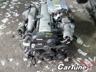 Лот: 10356898. Фото: 1. Двигатель 1Jzgte JZX110 (150). Двигатель и элементы двигателя