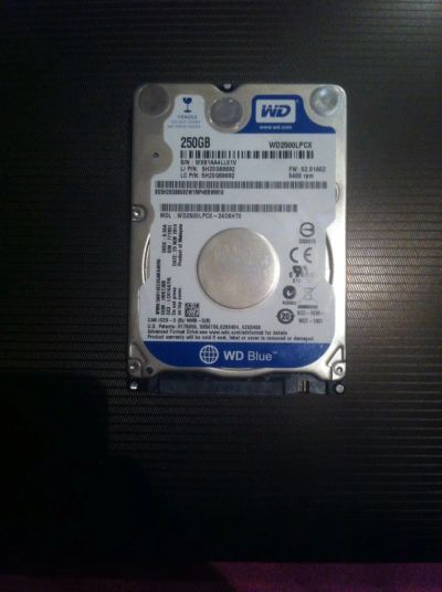 Лот: 6258870. Фото: 1. Жеский диск WD 250. Жёсткие диски (HDD)