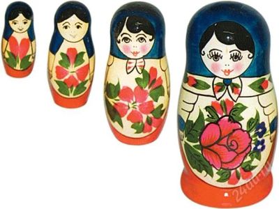 Лот: 2911272. Фото: 1. Матрешка 5в1, 11см. Развивающие
