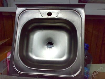 Лот: 2574283. Фото: 1. Мойка врезная 50х50. Мойки кухонные