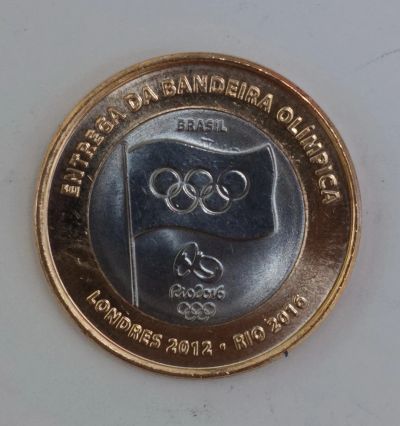Лот: 3134509. Фото: 1. Бразилия 1 реал 2012 Олимпиада. Америка