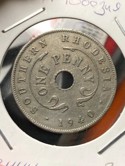 Лот: 19495785. Фото: 1. Южная Родезия 1 пенни, 1940. Древние страны