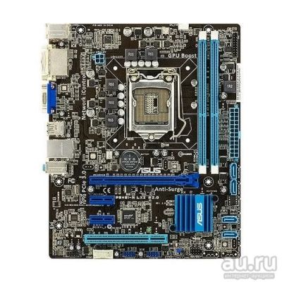 Лот: 8607069. Фото: 1. Материнская плата ASUS P8H61-M... Материнские платы