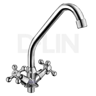 Лот: 19399585. Фото: 1. Смеситель D-Lin д/кухни изогнутый... Смесители