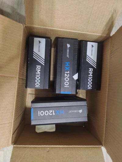 Лот: 19029219. Фото: 1. Corsair RM1000i, Corsair HX1200i. Корпуса, блоки питания