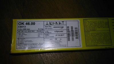 Лот: 11074224. Фото: 1. Сварочные электроды ESAB Ок 46. Расходные материалы, сменные насадки