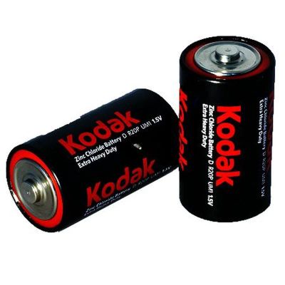 Лот: 6116223. Фото: 1. Батарейка Kodak R20 -2/24. Батарейки, аккумуляторы, элементы питания