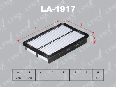 Лот: 13357156. Фото: 1. Lynx LA-1917 Воздушный фильтр. Расходные материалы