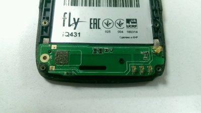 Лот: 9782533. Фото: 1. Нижняя плата Fly IQ431 (до1). Микросхемы и платы