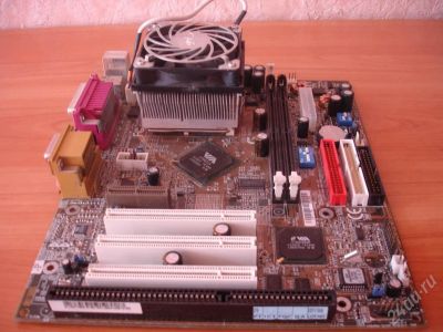 Лот: 33809. Фото: 1. Материнская плата GigaByte GA-6VMM... Красноярск