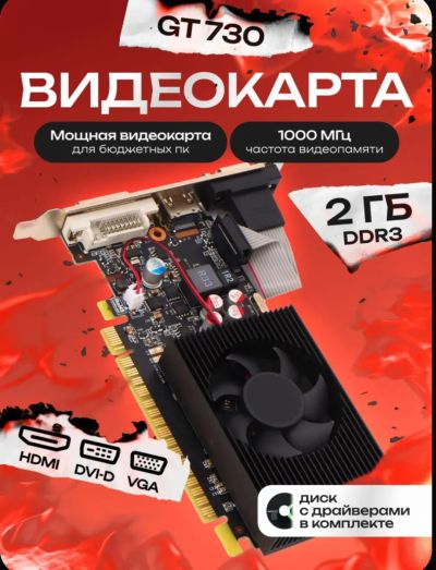 Лот: 25610531. Фото: 1. Видеокарта для компьютера. Видеокарты