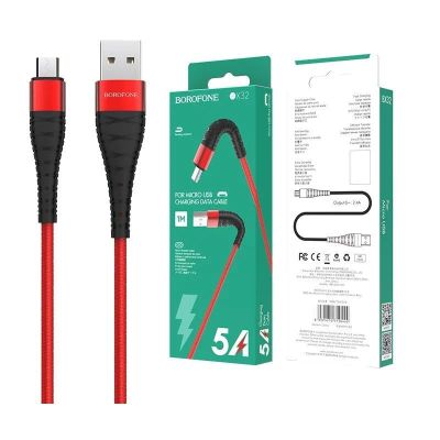 Лот: 22150273. Фото: 1. Кабель BOROFONE microUSB BX-32... Дата-кабели, переходники