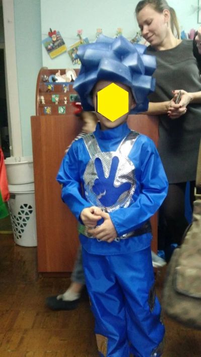 Лот: 12718243. Фото: 1. Новогодний костюм Фиксик. Детские карнавальные, праздничные костюмы