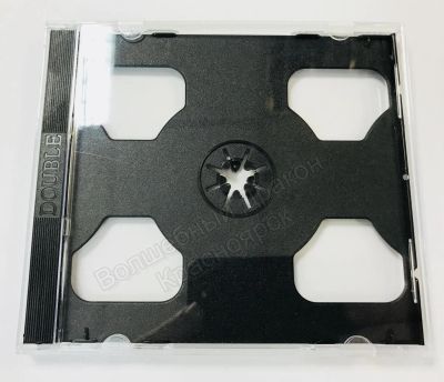 Лот: 11527170. Фото: 1. CD-box 12см,10mm ( 2 x чёрный... CD, DVD, BluRay