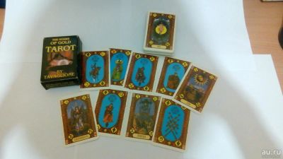 Лот: 10327373. Фото: 1. Таро Stairs of Gold Tarot by Tavaglione... Настольные игры, карты