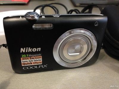 Лот: 10905497. Фото: 1. Фотоаппарат Nikon Coolpix с чехлом. Цифровые компактные