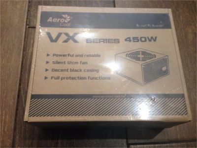 Лот: 10740189. Фото: 1. Новый блок питания Aerocool Vx-450... Корпуса, блоки питания