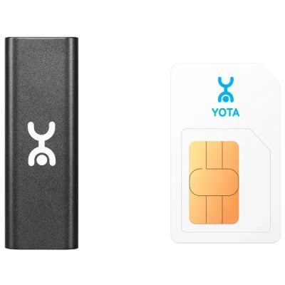 Лот: 22222260. Фото: 1. Модем 4G Yota LTE Wi-Fi + SIM-карта. Беспроводные модемы