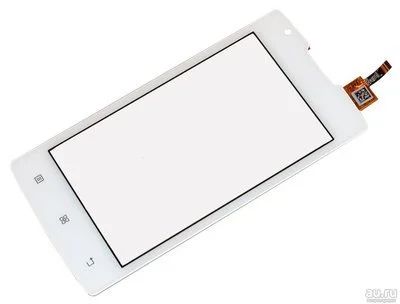 Лот: 12968271. Фото: 1. Тачскрин Lenovo a1000 Белый. Дисплеи, дисплейные модули, тачскрины