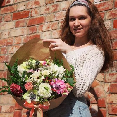 Лот: 8165176. Фото: 1. Сборный букет. Цветы на Щорса... Свежие цветы