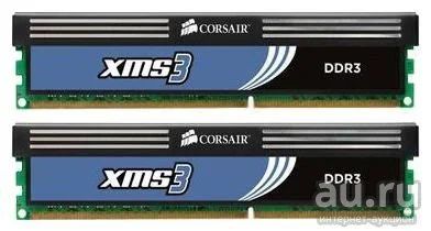 Лот: 13347370. Фото: 1. 2x2gb Corsair 1600mhz 7-8-7-20... Оперативная память