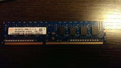 Лот: 3761047. Фото: 1. hynix DDR3 2gb 1rx8 pc3-10600s-9-11-A1. Оперативная память