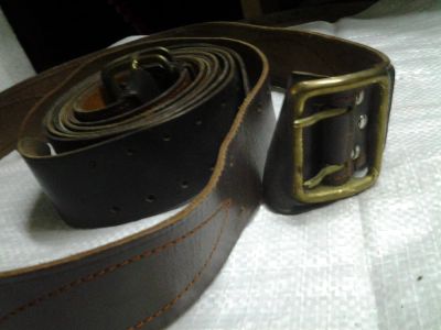 Лот: 6488471. Фото: 1. Ремень офицерский- натуральная... Ремни, пояса