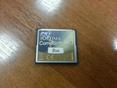 Лот: 4598910. Фото: 1. PNY Optima CompactFlash 2Gb. Карты памяти