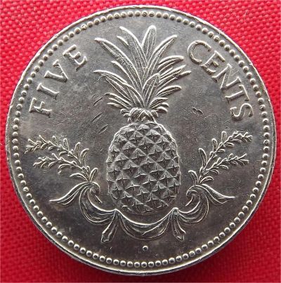 Лот: 1588563. Фото: 1. (№686/LK) 5 центов 1975 (Багамские... Америка