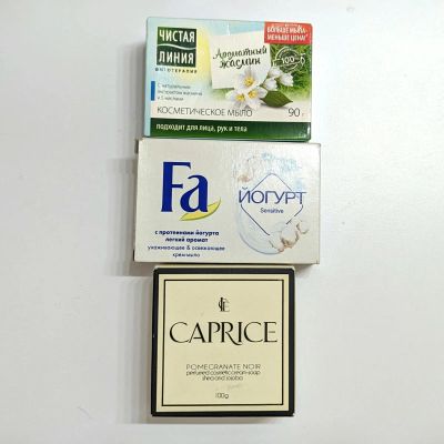 Лот: 25374725. Фото: 1. Мыло кремовое Fa, Caprice, Чистая... Другое (мыловарение)