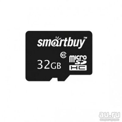 Лот: 14291812. Фото: 1. Карта памяти microSDHC SmartBuy... Карты памяти