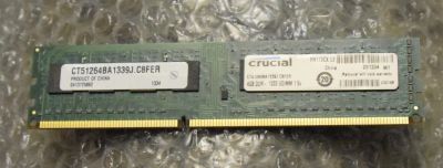 Лот: 13077243. Фото: 1. DDR3 Crucial 4Gb 1333. Оперативная память