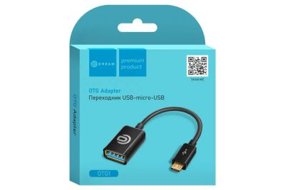 Лот: 22149891. Фото: 1. OTG USB / MicroUSB Dream OTG1... Дата-кабели, переходники
