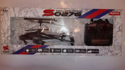 Лот: 6130283. Фото: 1. Вертолет R/U SYMA S027G. Военная тема
