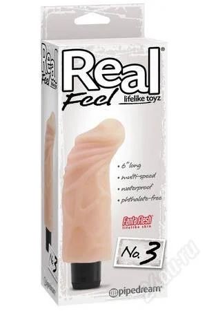 Лот: 2408035. Фото: 1. Вибратор REAL FEEL №3, "живое... Игрушки