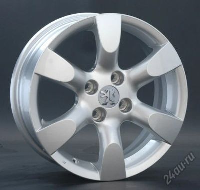 Лот: 5876759. Фото: 1. Литые диски для Peugeot 6,5Jx16... Диски