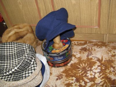 Лот: 16738539. Фото: 1. синяя кепка с ушками. индивидуальный... Головные уборы