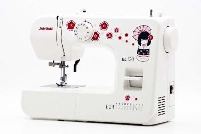 Лот: 12024429. Фото: 1. Швейная машина Janome EL 120. Швейная, вязальная