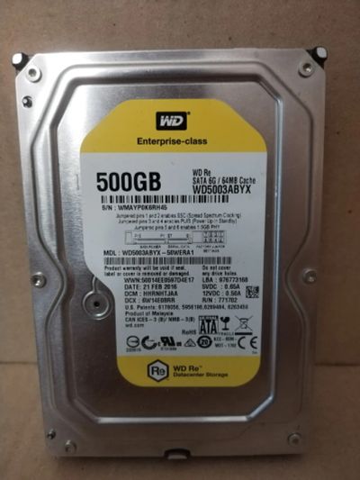 Лот: 25804989. Фото: 1. 500Gb | Жесткий диск для ПК... Жёсткие диски (HDD)