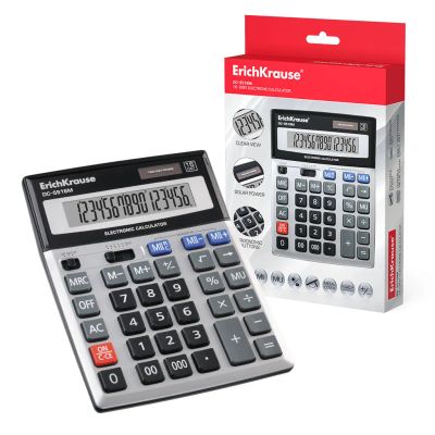 Лот: 25010927. Фото: 1. Калькулятор ErichKrause DC-5516M... Калькуляторы