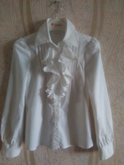 Лот: 11961934. Фото: 1. Блузка белая, р-р 9 Польша. Блузы, рубашки