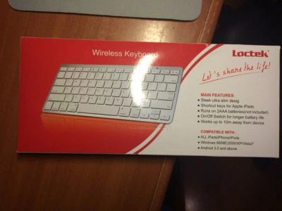 Лот: 7191002. Фото: 1. Клавиатура Loctek- bluetooth. Клавиатуры и мыши