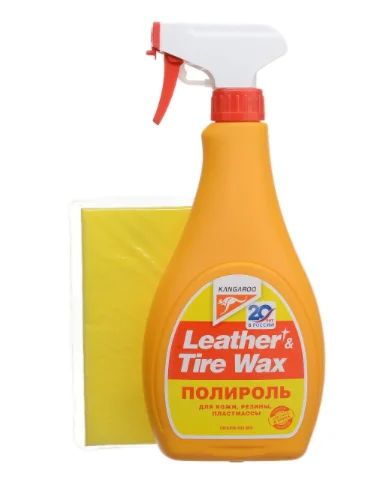 Лот: 18079327. Фото: 1. Полироль Leather& Tire Wax для... Средства по уходу