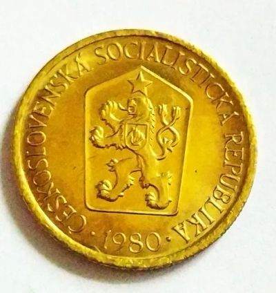 Лот: 25359403. Фото: 1. Чехословакия 1 крона 1980. Европа